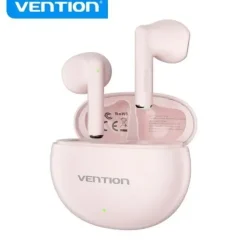 VENTION AURICULARES BLUETOOTH 5.3 CON ESTUCHE DE CARGA - 6H AUTONOMIA ELF 06 - COLOR ROSA