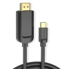 VENTION CABLE CONVERSOR USB-C MACHO A HDMI MACHO 4K 1.4 - 2M - COLOR NEGRO
