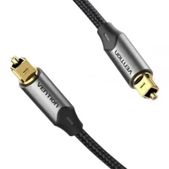 VENTION CABLE DE AUDIO DE FIBRA OPTICA - 1M - GRIS METALIZADO