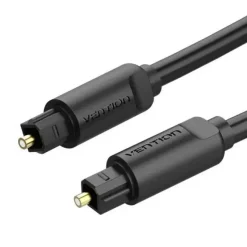 VENTION CABLE DE AUDIO DE FIBRA OPTICA - 2M - COLOR NEGRO