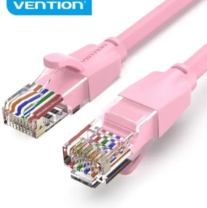 VENTION CABLE DE RED RJ45 UTP CAT.6 - 1M - COLOR ROSA