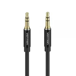 VENTION CABLE ESTEREO JACK 3.5 MACHO A JACK 3.5 MACHO - 1M - COLOR NEGRO