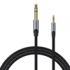 VENTION CABLE ESTEREO JACK 3.5 MACHO A JACK 6.3 MACHO - 3M - COLOR GRIS
