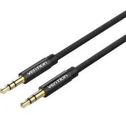 VENTION CABLE ESTEREO JACK MACHO 3.5 A JACK MACHO 3.5 - 0.5M - COLOR NEGRO