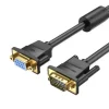 VENTION CABLE EXTENSION VGA MACHO A HEMBRA - 1M - COLOR NEGRO