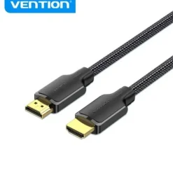 VENTION CABLE HDMI 2.0 4K - RESOLUCION 4K A 60HZ - SOPORTE 3D - SINCRONIZACION AUDIO/VIDEO - CONECTIVIDAD UNIVERSAL - COLOR NEGRO