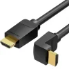 VENTION CABLE HDMI MACHO A HDMI MACHO 90º 4K 2.0 - 1.5M - COLOR NEGRO