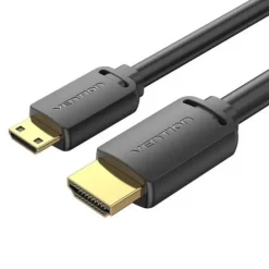 VENTION CABLE HDMI MACHO A MINI HDMI MACHO 2.0 4K - 3M - COLOR NEGRO