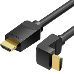 VENTION CABLE HDMI MACHO A HDMI MACHO 90º ACODADO 4K 2.0 - 3M - COLOR NEGRO