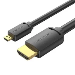 VENTION CABLE MICRO HDMI MACHO A HDMI MACHO 2.0 4K - 2M - COLOR NEGRO