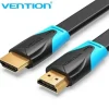 VENTION CABLE PLANO HDMI MACHO A HDMI MACHO 2.0 4K - 0.75M - COLOR NEGRO