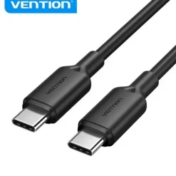 VENTION CABLE USB - CONECTOR NIQUELADO - POTENCIA 60W - CORRIENTE MAX. 3A - COLOR NEGRO