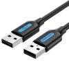 VENTION CABLE USB 2.0 MACHO A USB MACHO - 0.5M - COLOR NEGRO