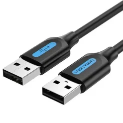 VENTION CABLE USB 2.0 MACHO A USB MACHO - 0.5M - COLOR NEGRO
