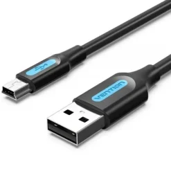 VENTION CABLE USB 2.0 MACHO A MINIUSB MACHO - 1M - COLOR NEGRO