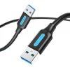 VENTION CABLE USB 3.0 MACHO A USB MACHO - 3M - COLOR NEGRO