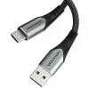 VENTION CABLE USB 2.0 MACHO A MICROUSB MACHO 60W 480MBPS - 0.25M - COLOR GRIS