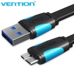 VENTION CABLE USB 3.0 MACHO A MICROUSB MACHO - 0.5M - AZUL Y NEGRO