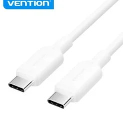 VENTION CABLE USB - NIQUELADO - 60W - 3A - COLOR BLANCO
