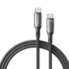 VENTION CABLE USB-C MACHO A USB-C MACHO - 2M - 5A - PD100W - COLOR NEGRO