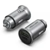 VENTION CARGADOR DE COCHE 20W 2XUSB (A+C) QC4.0 3.4A - DISEÑO MINI - ALUMINIO GRIS