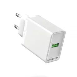 VENTION CARGADOR DE PARED USB-A 3A 18W - COLOR BLANCO