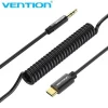 VENTION CONVERSOR AUDIO USB-C A JACK 3.5 MACHO - 1M - COLOR NEGRO