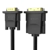 VENTION CONVERSOR DVI MACHO A VGA MACHO - 1.5M - COLOR NEGRO
