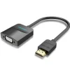 VENTION CONVERSOR HDMI MACHO A VGA HEMBRA - 0.15M - COLOR NEGRO