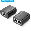 VENTION DIVISOR RJ45 MACHO A 2 HEMBRA 100MBPS - 2 UDS - COLOR NEGRO