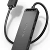 VENTION HUB 4 EN 1 USB 2.0 A 4XUSB - 0.5M - COLOR NEGRO