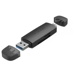 VENTION LECTOR DE TARJETAS EXTERNO USB 3.0 Y USB-C - COLOR NEGRO