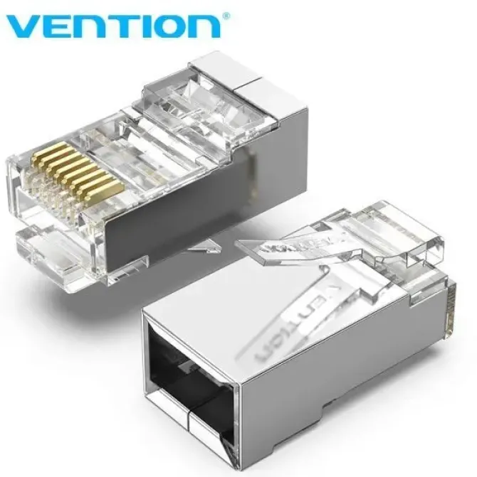 VENTION PACK DE 100 CONECTORES DE RED FTP RJ45 CAT.6