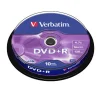 VERBATIM DVD+R 16X 4.7GB (TARRINA 10 UDS)