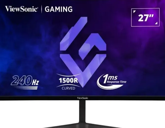 VIEWSONIC MONITOR 27 VX2719-PC-MHD FULLHD - 240HZ - RESPUESTA 1MS - CURVE MONITOR - 16:9 - ADAPTIVE SYNC - 2 HDMI - DISPLAYPORT - ALTAVOCES - COLOR NEGRO