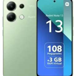 XIAOMI REDMI NOTE 13 SMARTPHONE PANTALLA AMOLED 6.67 - 6GB - 128GB - CAMARA PRINCIPAL 108MP - BATERIA 5000MAH - ADMITE CARGA DE 33W - COLOR VERDE