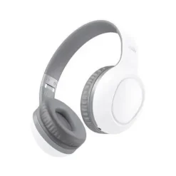 XO BE35 AURICULARES BLUETOOTH 5.0 - DIADEMA AJUSTABLE - ALMOHADILLAS ACOLCHADAS - AUTONOMIA HASTA 15H - COLOR BLANCO/GRIS