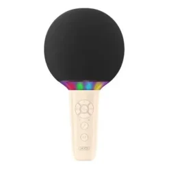 XO BE50 MICROFONO INALAMBRICO - KARAOKE - 5W - BLUETOOTH 5.3 - ILUMINACION LED - AUTONOMIA MÁXIMA 3H - COLOR BEIGE