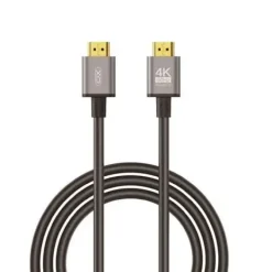 XO CABLE HDMI - RESOLUCION 4K - ALTA VELOCIDAD - CONECTORES CHAPADOS EN ORO - COMPATIBLE CON MULTIPLES DISPOSITIVOS - COLOR NEGRO