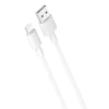 XO CABLE USB-A MACHO A LIGHTNING - CARGA + TRANSMISION DE DATOS ALTA VELOCIDAD - 2.4A - 1M - COLOR BLANCO
