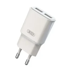 XO L92C CARGADOR DE CORRIENTE 2.4A 2XUSB - PROTECCION CONTRA CORTOCIRCUITO Y SOBRECARGAS - COLOR BLANCO