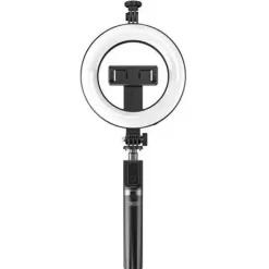 XO TRIPODE + PALO SELFIE BLUETOOTH + LUZ SS12 - COLOR NEGRO