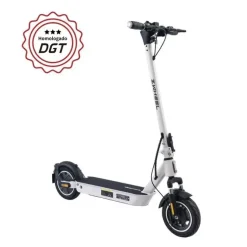 ZWHEEL ZFOX MAX ARTIC WHITE PATINETE ELECTRICO MOTOR 400W - HOMOLOGADO DGT - VELOCIDAD HASTA 25KM/H - AUTONOMIA HASTA 50KM - 3 MODOS DE CONDUCCION - CARGA MAXIMA 100KG - RUEDAS 10